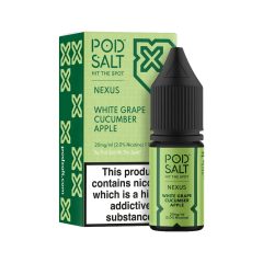   Pod Salt Nexus White Grape Cucumber Apple 10ml 20mg/ml nikotinsó