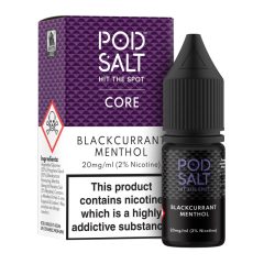 Pod Salt Core Blackcurrant Menthol 10ml 20mg/ml nikotinsó