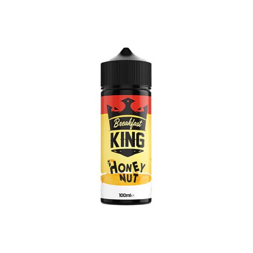 King E-Liquids Breakfast King Honeynut 100ml shortfill