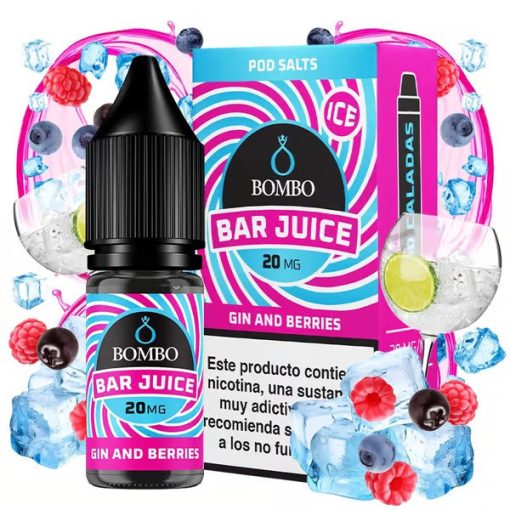 Bombo Bar Juice Tonic and Berries (Gin & Berries) 10ml 10mg/ml nicsalt