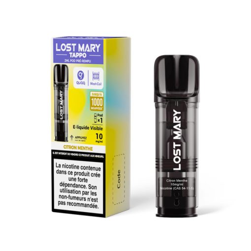 Lost Mary Tappo Lemon Ice előretöltött podfej 10mg/ml