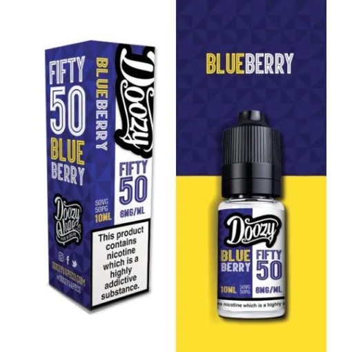 Doozy Vape Co Blueberry 10ml 3mg/ml eliquid