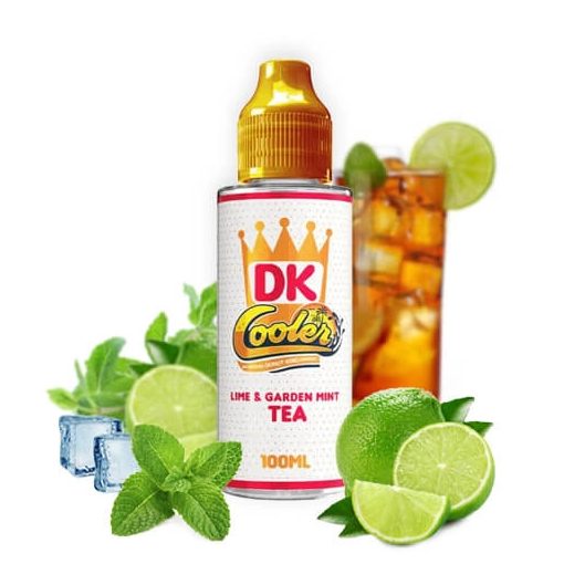 Donut King Cooler Lime & Garden Mint Tea 100ml shortfill