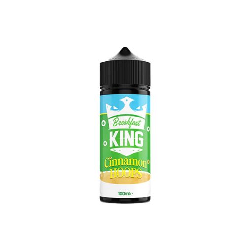 King E-Liquids Breakfast King Cinnamon Hoops 100ml shortfill