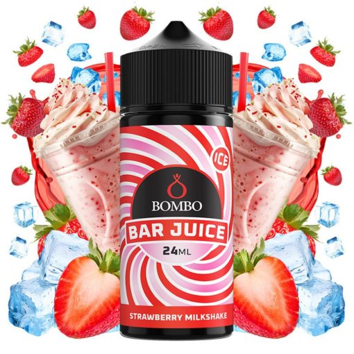 Bombo Bar Juice Strawberry Milkshake 24ml longfill