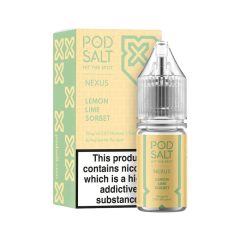 Pod Salt Nexus Lemon Lime Sorbet 10ml 20mg/ml nicsalt