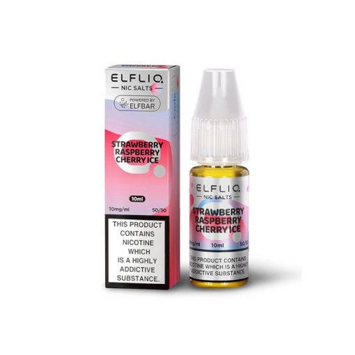 Elfliq Strawberry Raspberry Cherry lce 10ml 20mg/ml nicsalt