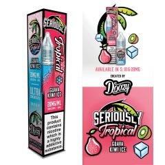   Doozy Vape Co Seriously Tropical Guava Kiwi Ice 10ml 20mg/ml nikotinsó