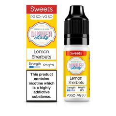 Dinner Lady Lemon Sherbets 10ml 6mg/ml eliquid