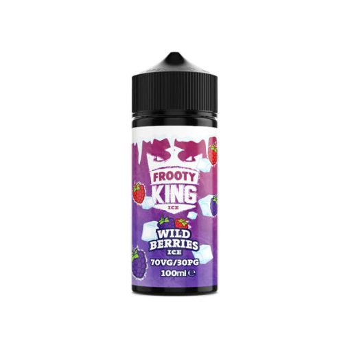 King E-Liquids Frooty King Wild Berries Ice 100ml shortfill