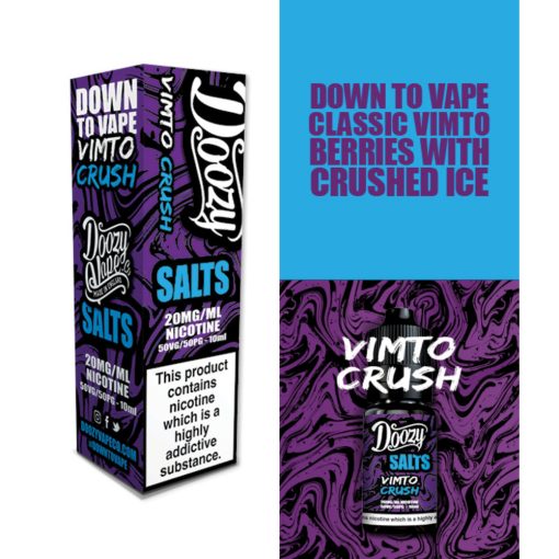 Doozy Vape Co Salts Fruit Crush (Vimto Crush) 10ml 20mg/ml nikotinsó