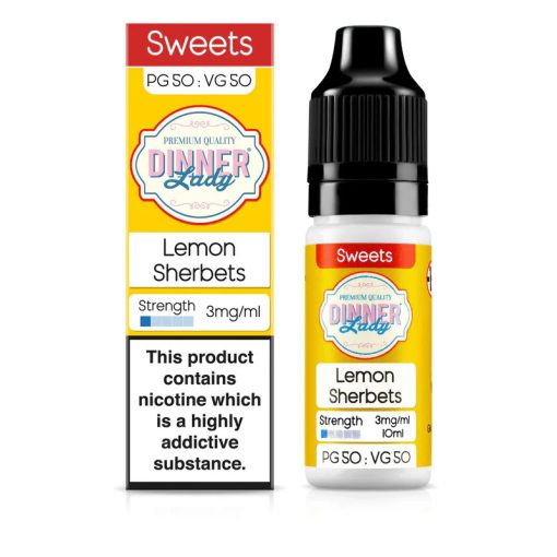 Dinner Lady Lemon Sherbets 10ml 3mg/ml eliquid