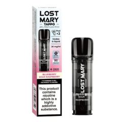   Lost Mary Tappo Blueberry Sour Raspberry prefilled pod cartridge 20mg/ml 2pcs