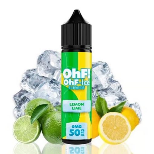 OhF! Ice Lemon Lime 50ml shortfill (50PG/50VG)