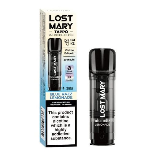 Lost Mary Tappo Blue Razz Lemonade előretöltött podfej 20mg/ml 2db