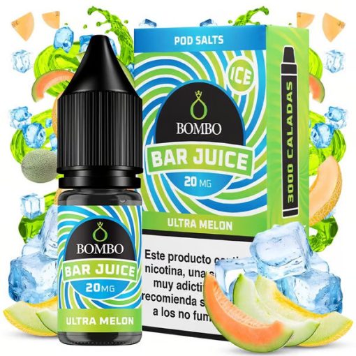 Bombo Bar Juice Ultra Melon 10ml 10mg/ml nikotinsó