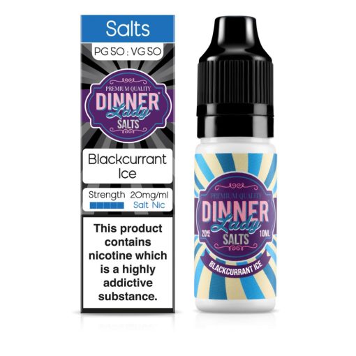 Dinner Lady Blackcurrant Ice 10ml 20mg/ml nikotinsó