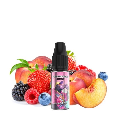 Tornadoliq Peach Berry 10ml 10mg/ml nicsalt