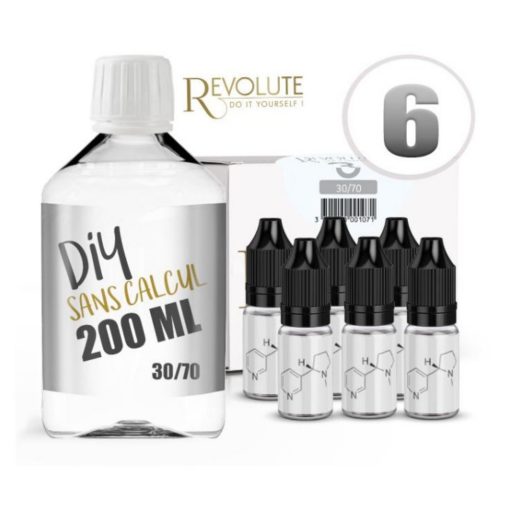 Revolute 30PG/70VG 6mg/ml 200ml nikotinos alapfolyadék