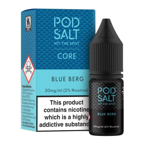 Pod Salt Core Blue Berg 10ml 20mg/ml nicsalt