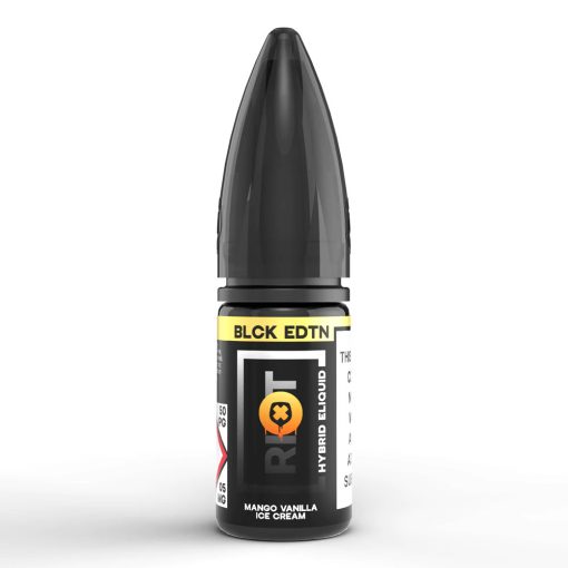 Riot Squad BLCK EDTN Mango Vanilla Ice Cream 10ml 10mg/ml nicsalt