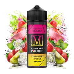   Magnum Vape Pod Juice X Bombo Strawberry Kiwi Ice 100ml shortfill