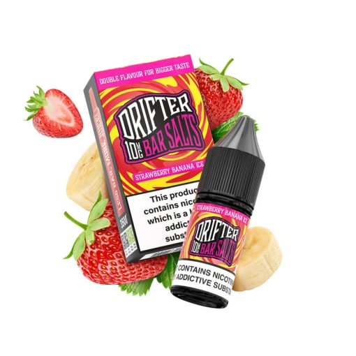 Juice Sauz Drifter Strawberry Banana Ice 10ml 10mg/ml nikotinsó