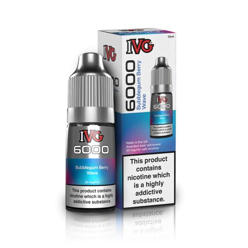 IVG 6000 Bubblegum Berry Wave 10ml 20mg/ml nikotinsó