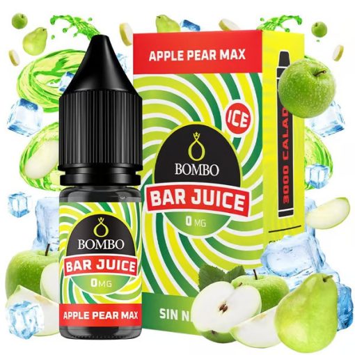 Bombo Bar Juice Apple Pear Max 10ml 10mg/ml nikotinsó