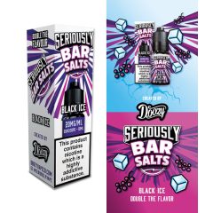   Doozy Vape Co Seriously Bar Salts Black Ice 10ml 20mg/ml nikotinsó