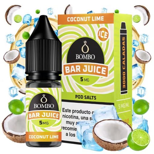 Bombo Bar Juice Coconut Lime 10ml 10mg/ml nikotinsó