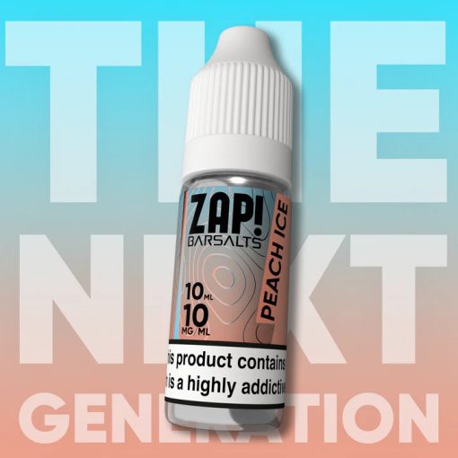 ZAP! Juice Bar Salt Peach Ice 10ml 10mg/ml nikotinsó