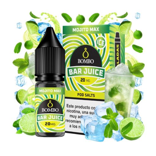 Bombo Bar Juice Mojito Max 10ml 20mg/ml nicsalt