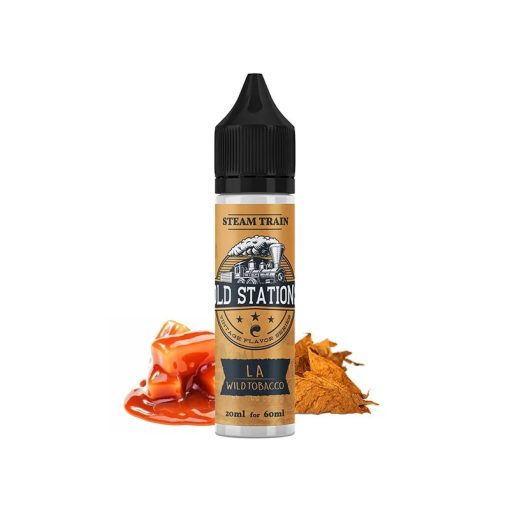 Steam Train Old Stations LA Wild Tobacco 20ml longfill