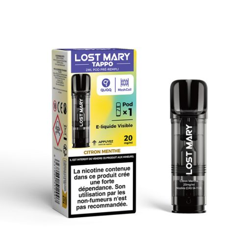 Lost Mary Tappo Lemon Ice előretöltött podfej 20mg/ml