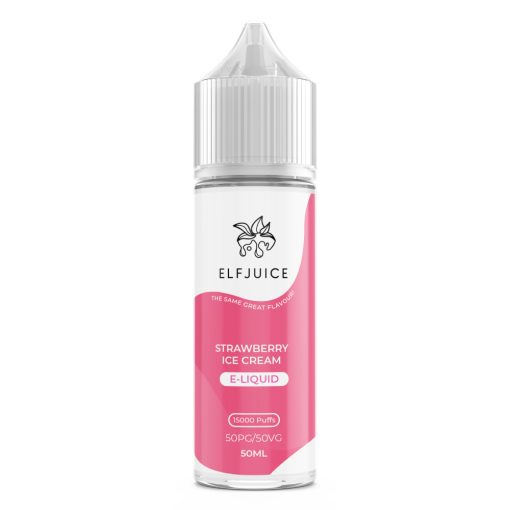 Elf Juice Strawberry Ice Cream 50ml shortfill