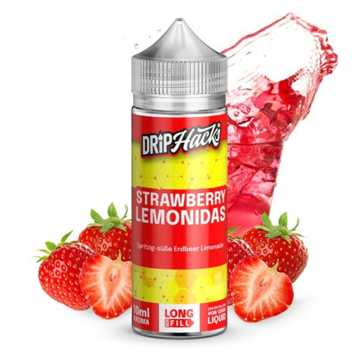 [Kifutott] Drip Hacks Strawberry Lemonidas 10ml aroma