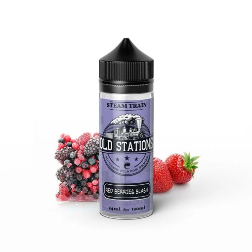 Steam Train Old Stations Red Berries Slash 24ml longfill