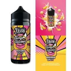 Doozy Vape Co Temptations Banana Split 100ml shortfill