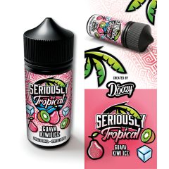   Doozy Vape Co Seriously Tropical Guava Kiwi Ice 100ml shortfill