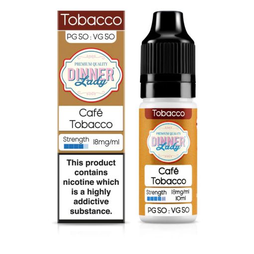 Dinner Lady Café Tobacco 10ml 18mg/ml eliquid