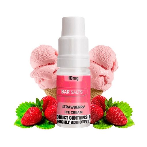 Bar Salts Strawberry Ice Cream 10ml 10mg/ml nikotinsó