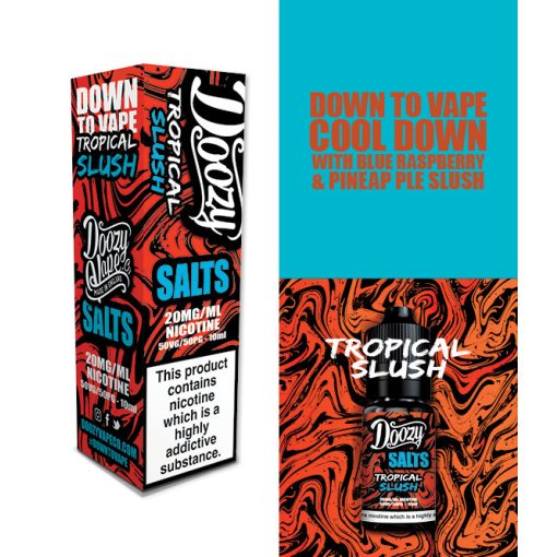 Doozy Vape Co Salts Tropical Slush 10ml 20mg/ml nikotinsó