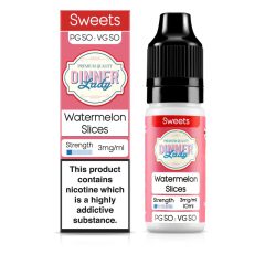 Dinner Lady Watermelon Slices 10ml 3mg/ml eliquid