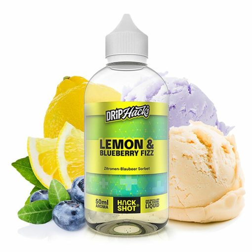 [Discontinued] Drip Hacks Lemon & Blueberry Fizz 50ml longfill