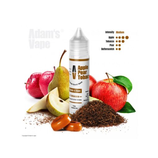 Adam's Vape Apple Pear Tobacco 10ml longfill