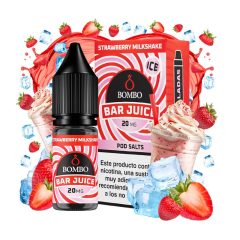 Bombo Bar Juice Strawberry Milkshake 10ml 10mg/ml nikotinsó