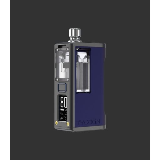 BD Vape X Hirano Design Tycoon Boro 80W Box Mod Royal Blue Black