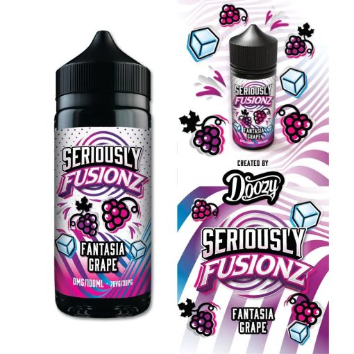 Doozy Vape Co Seriously Fusionz Fantasia Grape 100ml shortfill