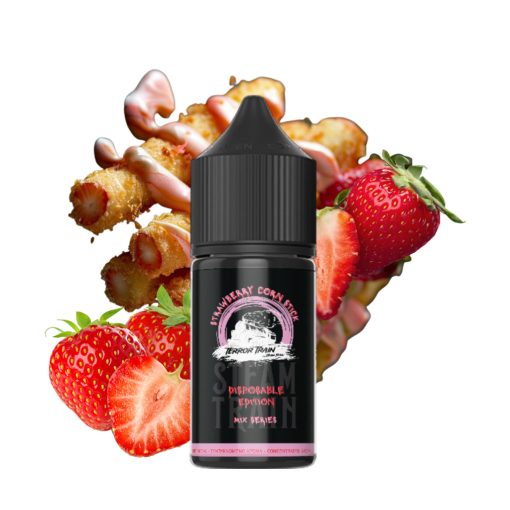 Steam Train Terror Train Strawberry Corn Stick 10ml longfill